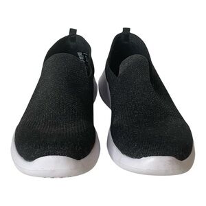 Athletic Works Women's Comfort Low Slip On Sneaker Size 11 Color Black/Gray